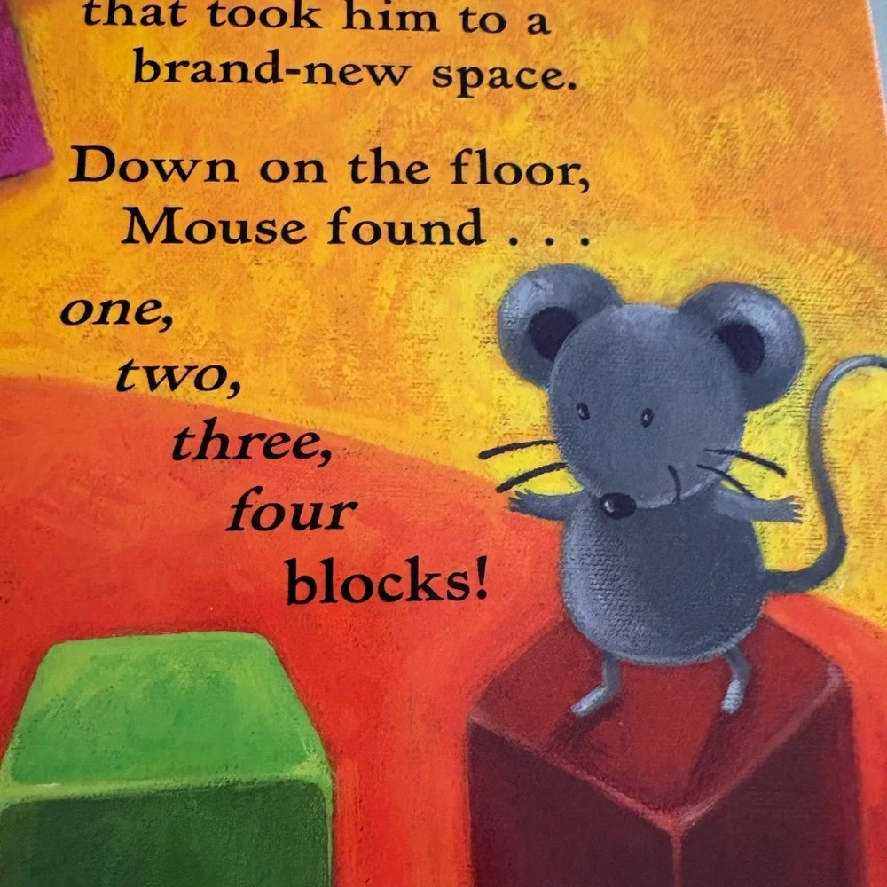 Mouse's First Day of School Book Set of 3- hardcover